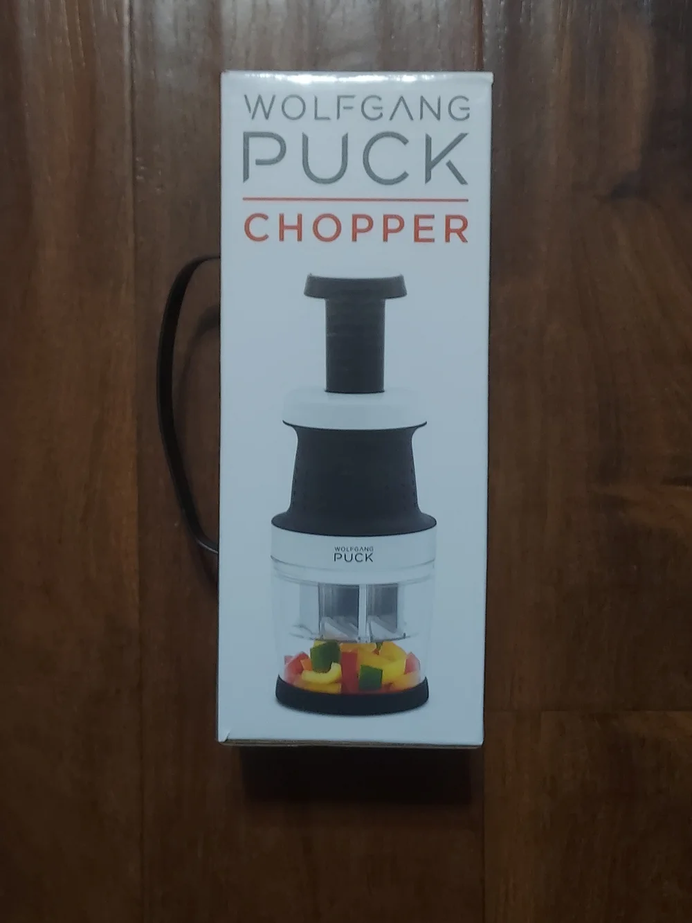 Wolfgang Puck White & Black Chopper - Compact Food Chopper